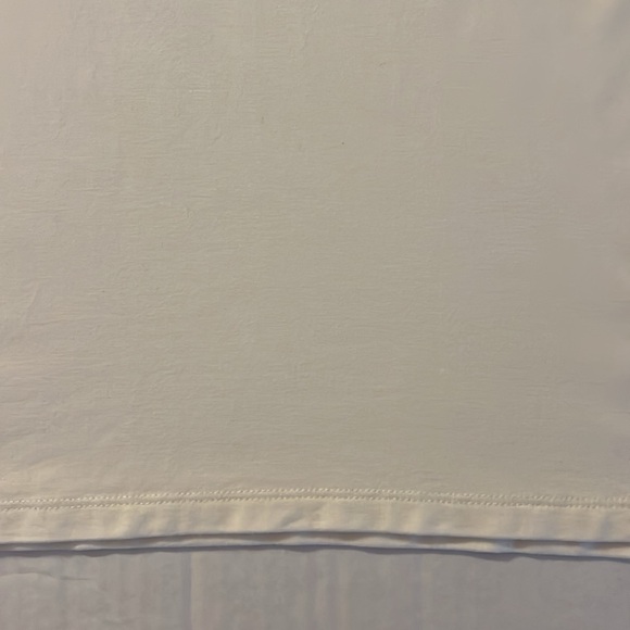 Talbots Cream Short Sleeve Top Womens Size L Scoop Neck Layer Minimalist Work - Picture 5 of 12